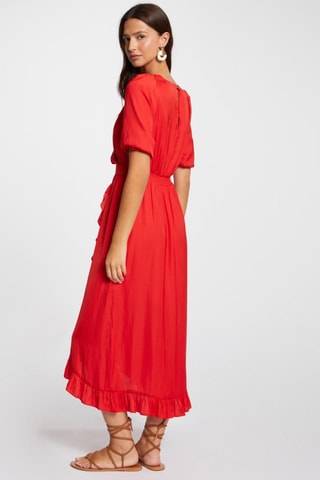 Robe portefeuille  - Orange