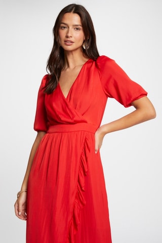 Robe portefeuille  - Orange