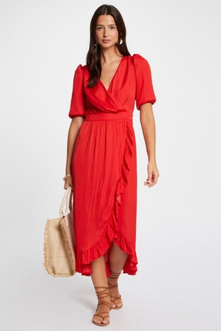 Robe portefeuille  - Orange