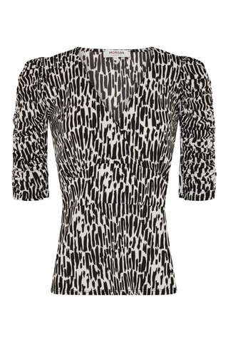 Top  - Blanc et noir