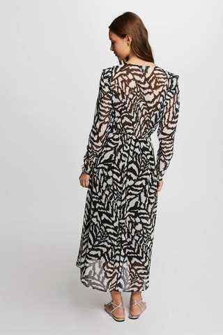 Robe longue  - Blanc et noir