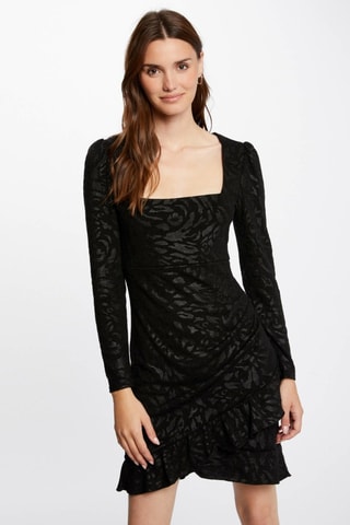 Robe portefeuille  - Gris et noir