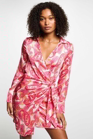 Robe portefeuille - Multicolore