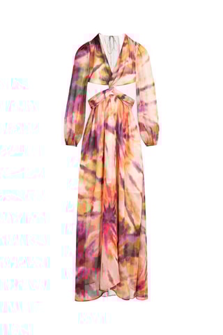 Robe longue tie and dye  - Multicolore