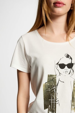T-shirt en coton biologique - Blanc