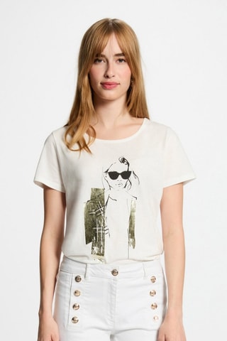 T-shirt en coton biologique - Blanc