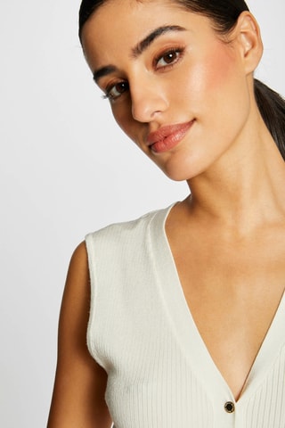 Gilet sans manches - Blanc