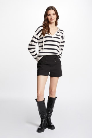 Pull à capuche - Blanc