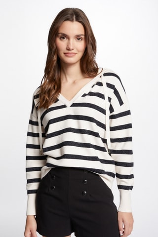 Pull à capuche - Blanc