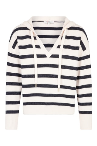 Pull à capuche - Blanc