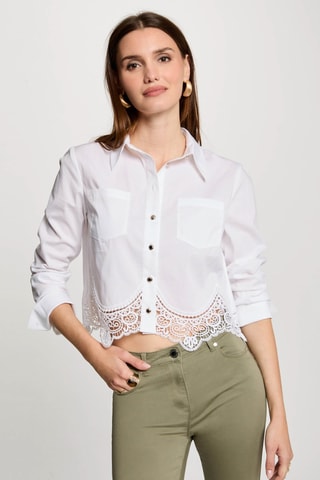 Chemisier court - Blanc