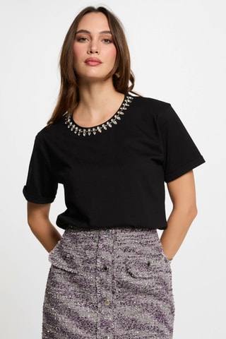 Minijupe en tweed - Multicolore