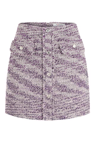 Minijupe en tweed - Multicolore