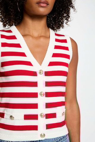 Gilet sans manches - Blanc