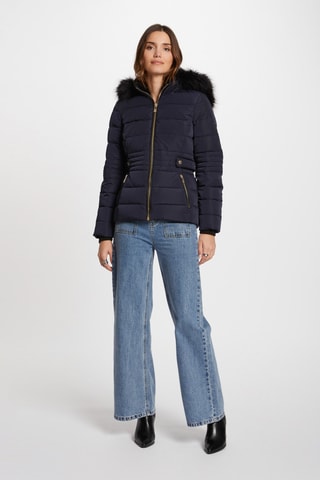 Doudoune à capuche - Bleu marine