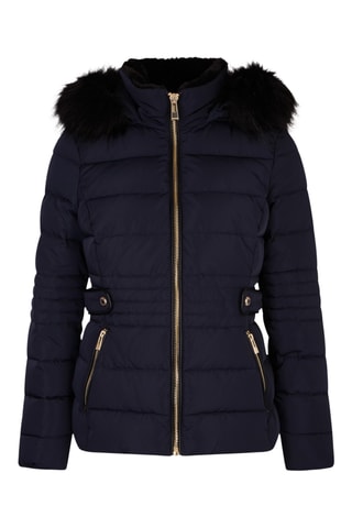 Doudoune à capuche - Bleu marine