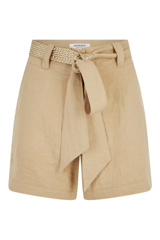 Short taille haute - Beige