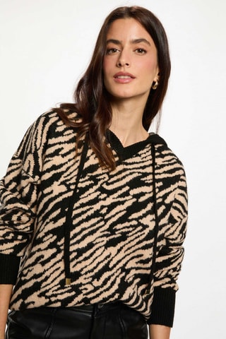 Pull à capuche - Noir