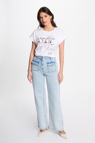 T-shirt en coton biologique - Blanc