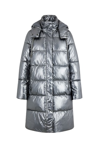 Doudoune longue - Argenté