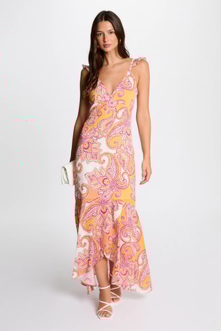 Robe longue - Multicolore