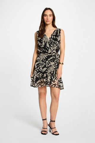 Robe portefeuille  - Noir