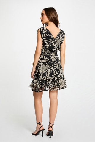 Robe portefeuille  - Noir