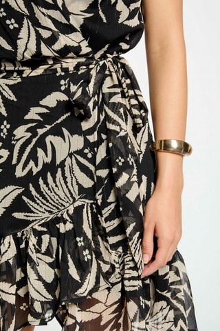 Robe portefeuille  - Noir