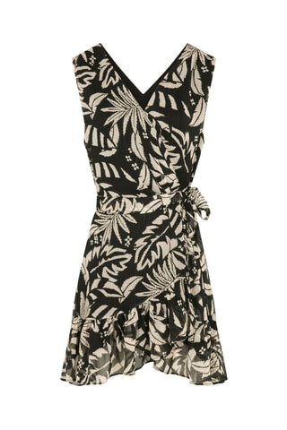 Robe portefeuille  - Noir