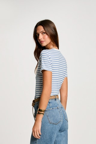 T-shirt droit - Blanc