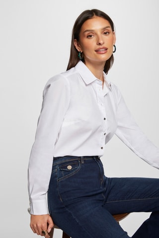 Chemisier - Blanc