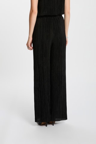 Pantalon plissé taille haute - Noir