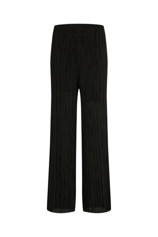 Pantalon plissé taille haute - Noir