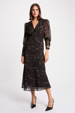 Robe midi - Multicolore