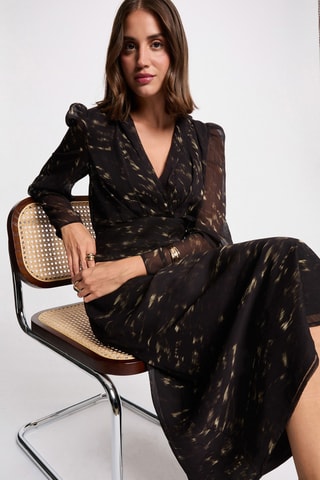 Robe midi - Multicolore