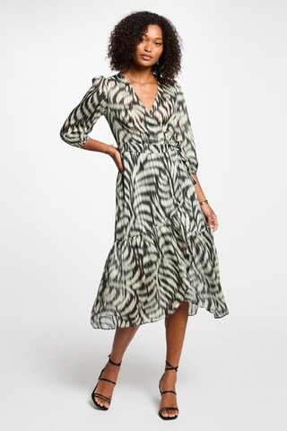 Robe midi - Multicolore