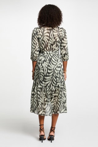 Robe midi - Multicolore