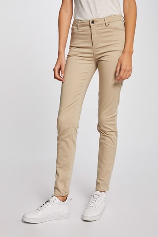 Pantalon slim - Beige