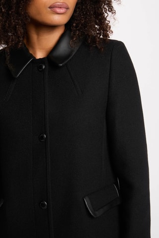 Manteau en laine - Noir