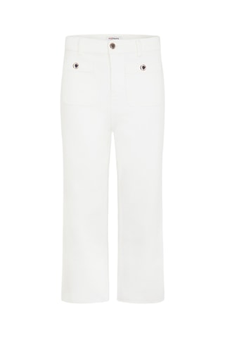 Jean 7/8 taille haute - Blanc