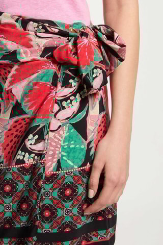 Jupe portefeuille - Multicolore