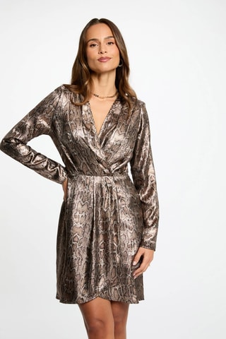 Robe portefeuille - Multicolore