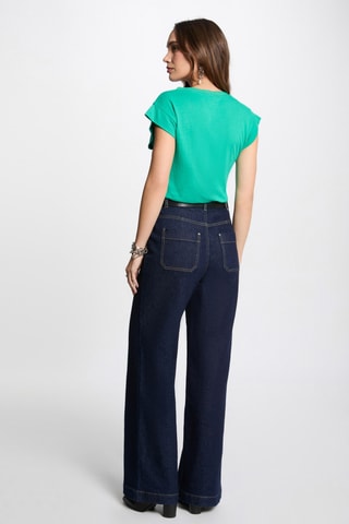 T-shirt en lin - Vert