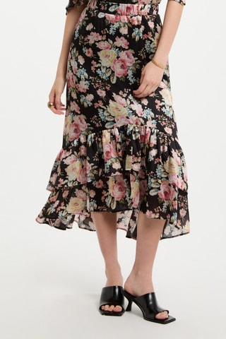 Jupe midi - Multicolore