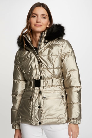 Doudoune à capuche - Doré