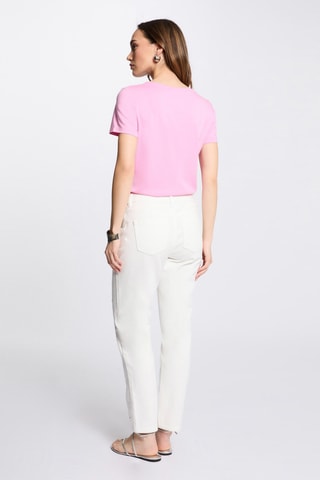 T-shirt droit - Rose