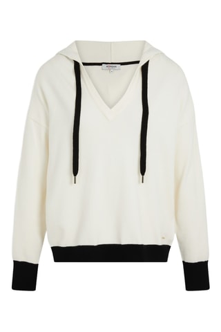 Pull à capuche - Blanc