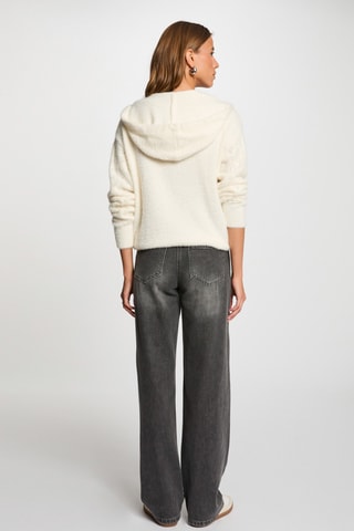 Pull à capuche - Blanc