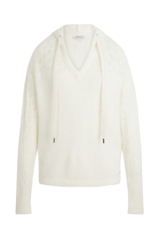 Pull à capuche - Blanc