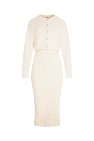 Robe trompe-l’œil - Blanc